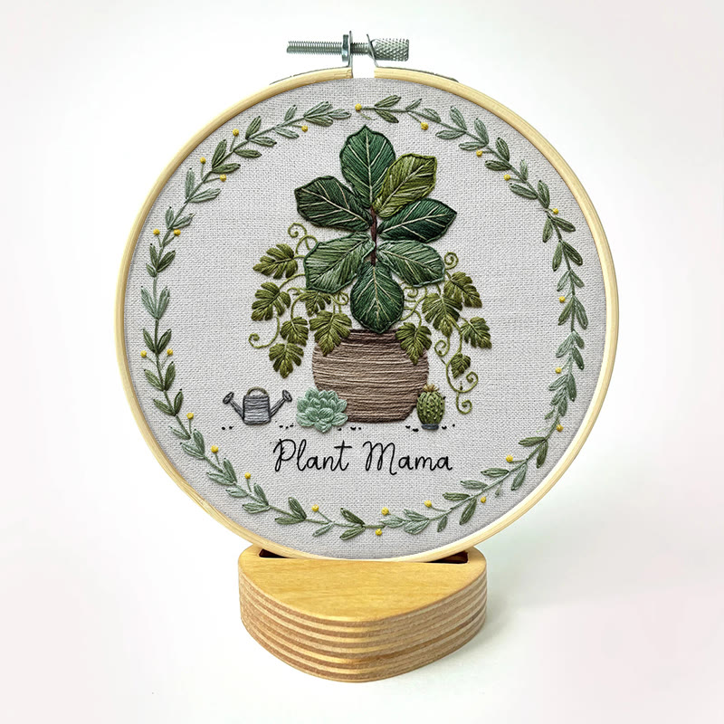 Rubbyoo Embroidery Kit - House Plant | Nice For Wall Decor | Diy Needle Craft  - image 13