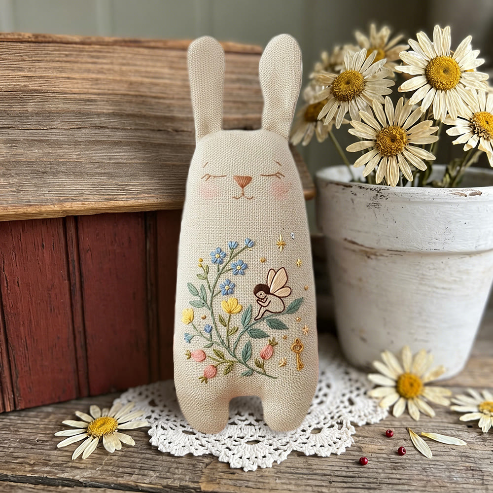 Rubbyoo Bunny Toy Embroidery Kit - The Flower Fairy | Diy Kit Kids | Diy Embroidery Kit - image 4
