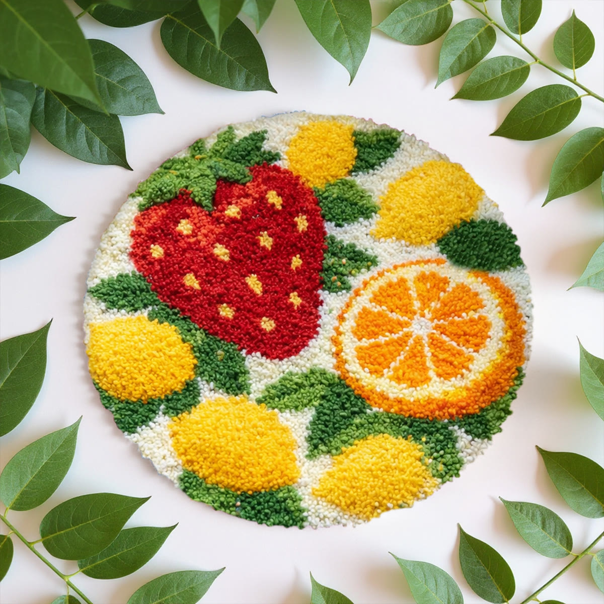 Rubbyoo Latch Hook Rug Kit - Fruit | Beginner Handmade Craft | Unique Home Decor - image 9