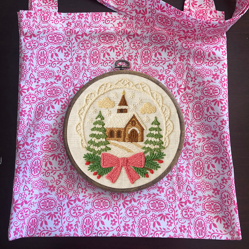 Warm House Punch Needle Kit - Unique Christmas Handicraft | Perfect Gift For Friend - image 10