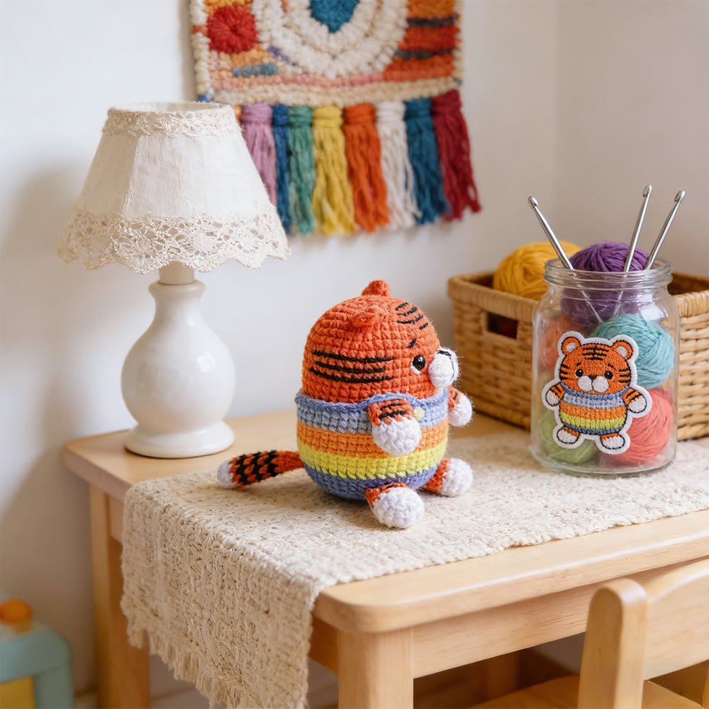 Diy Handmade Tiger Crochet Kit - Lovely Animal Craft | Nice Handmade Gift For Friend - image 6