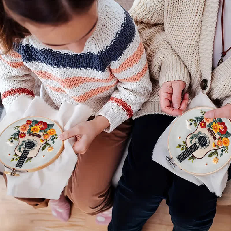 Rubbyoo Embroidery Kit - Guitar - image 10