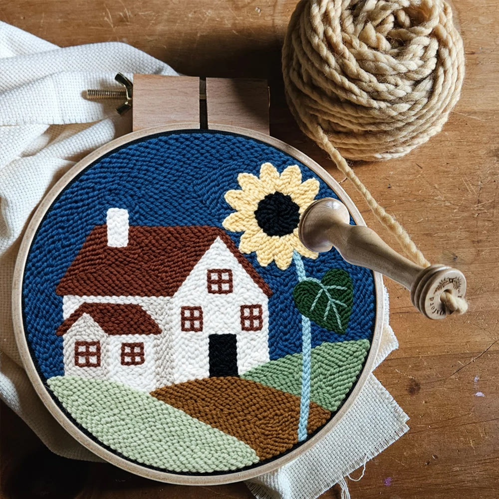 Warming House Punch Needle Kit - Unique Mother Day Gift | Perfect Home Ornament - image 9