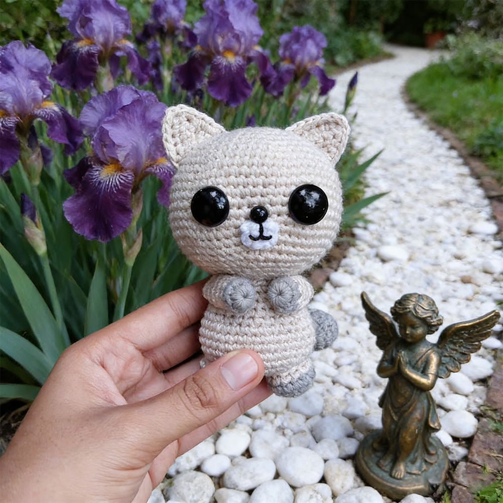 Diy Handmade Little Kitten Crochet Kit - Adorable Kids Toy | Perfect For Beginners  - image 3