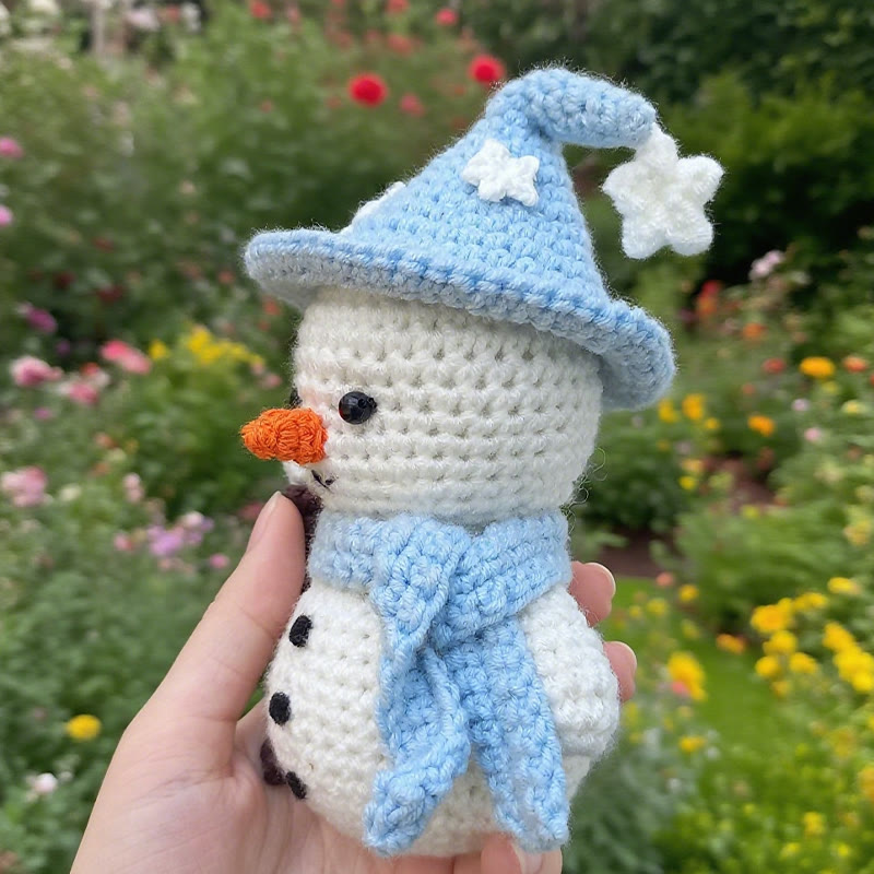 Diy Handmade Magic Snowman Crochet Kit -  Christmas Tree Hanging Decor |  Winter Handmade Craft - image 4