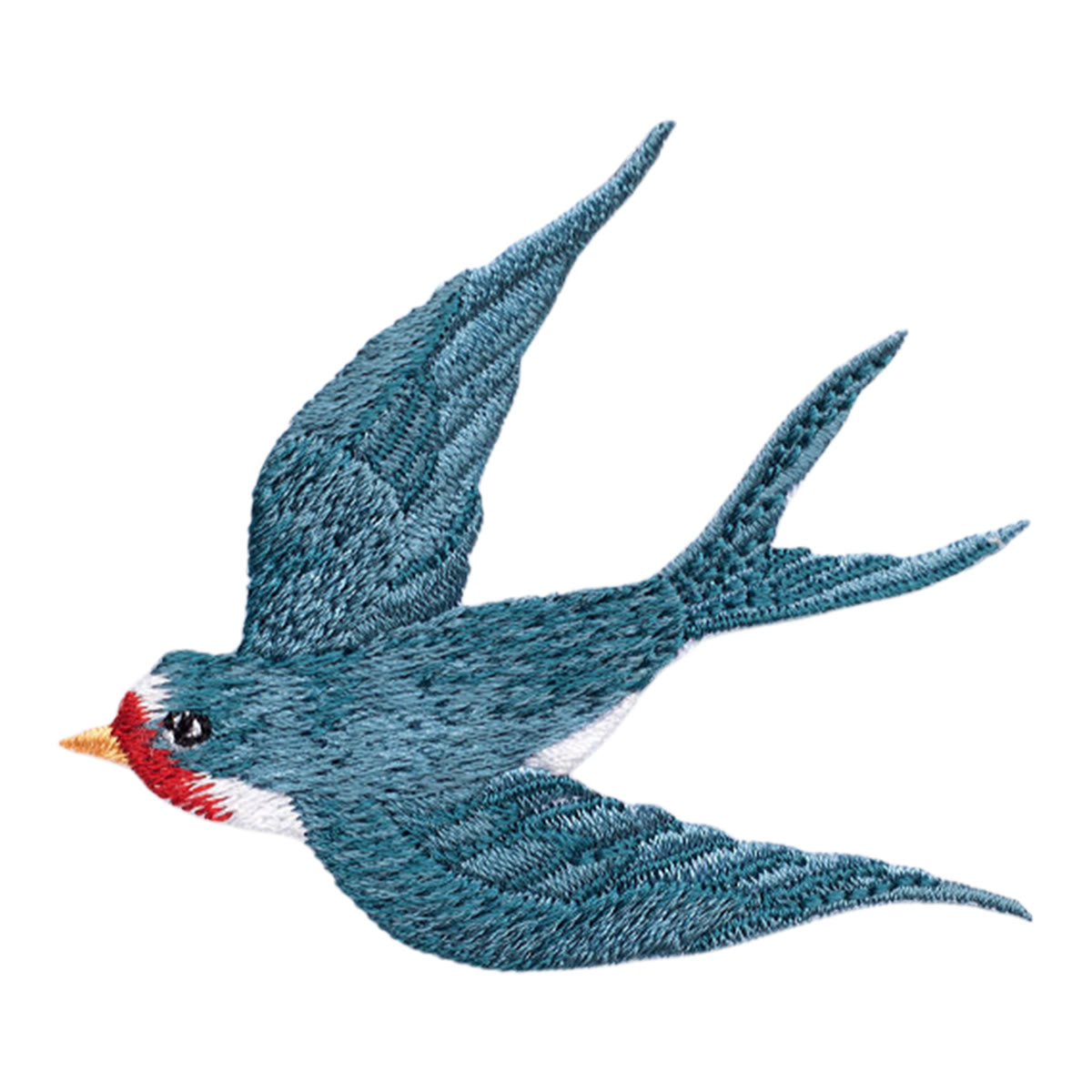 Rubbyoo Swallow Embroidered Patch - Diy Decorative Iron On Patch | Ideal Backpack Accessory - Swallow A - image 2