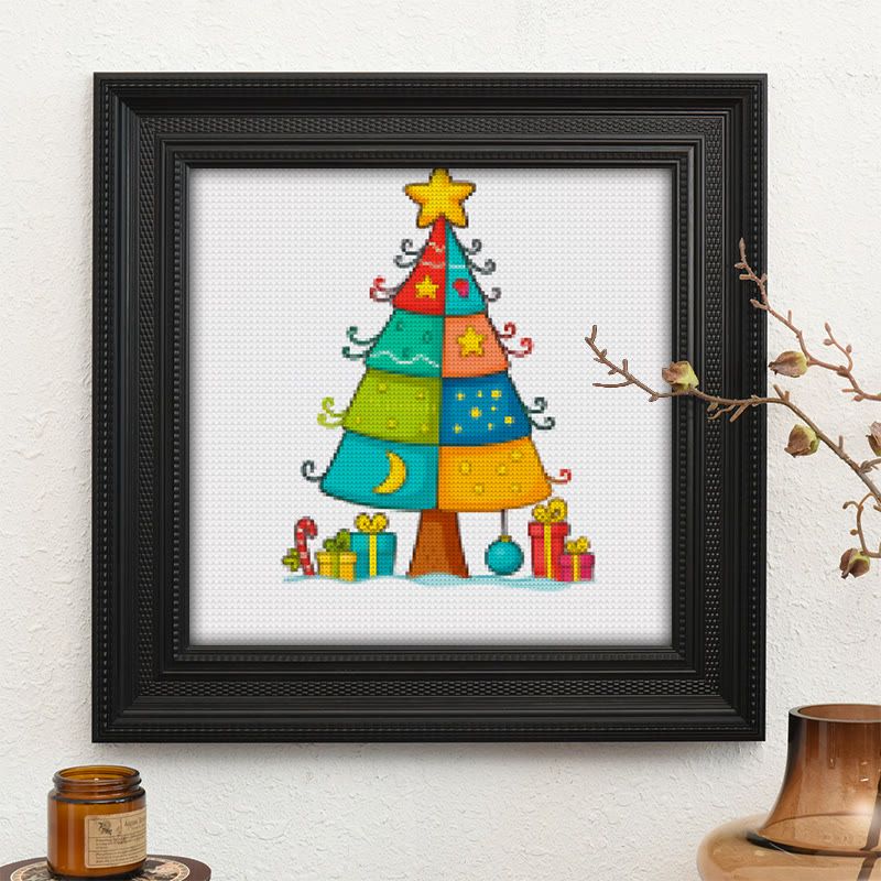  Cross Stitch Kit - Stylish Christmas Tree | Holiday Handmade Gifts | Nice For Christmas Decoration - image 10