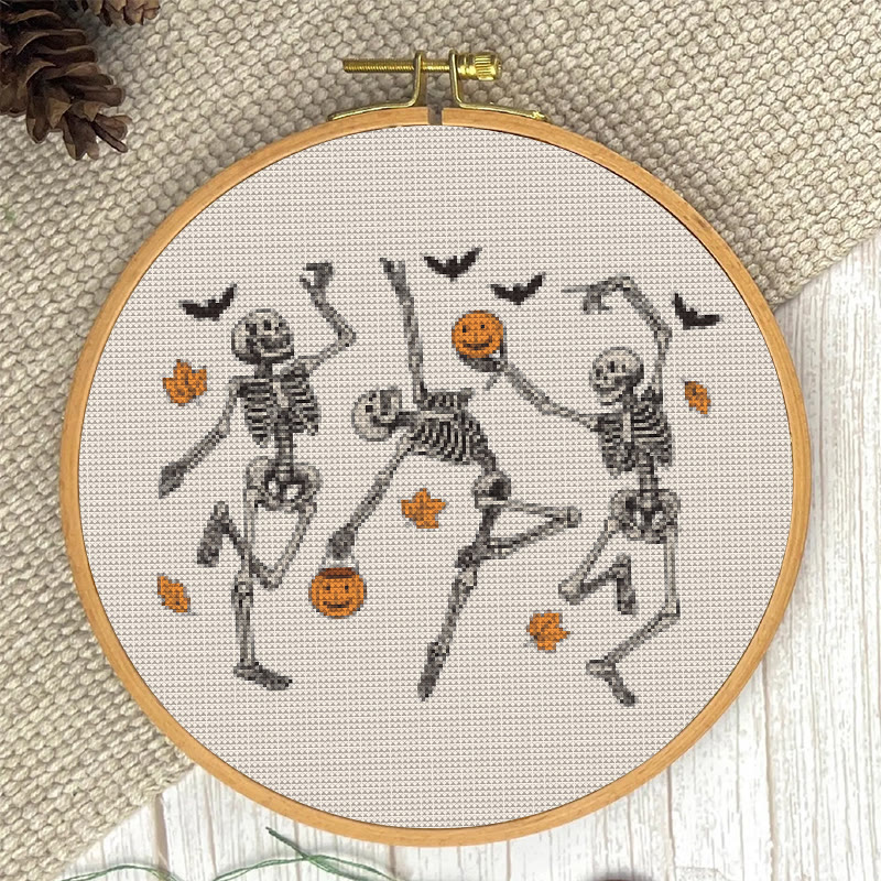  Cross Stitch Kit - Ghost Dance Party | Halloween Needle craft | Perfect For Home Decor - image 7