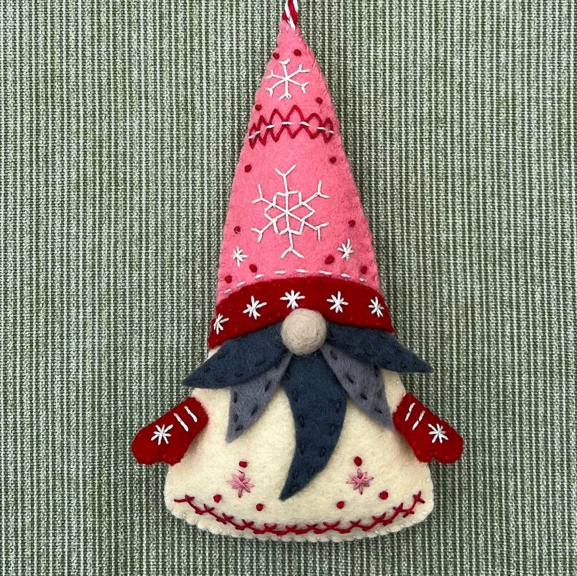 Embroidery Felt Ornaments Kit - Nordic House Art Craft | Diy Christmas Celebration Gift | Nice For Handmade Beginner - image 11