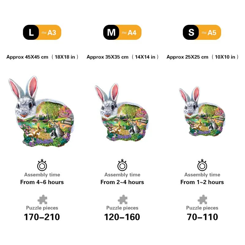 BUNNY HOLLOW - Wooden Jigsaw Puzzles
