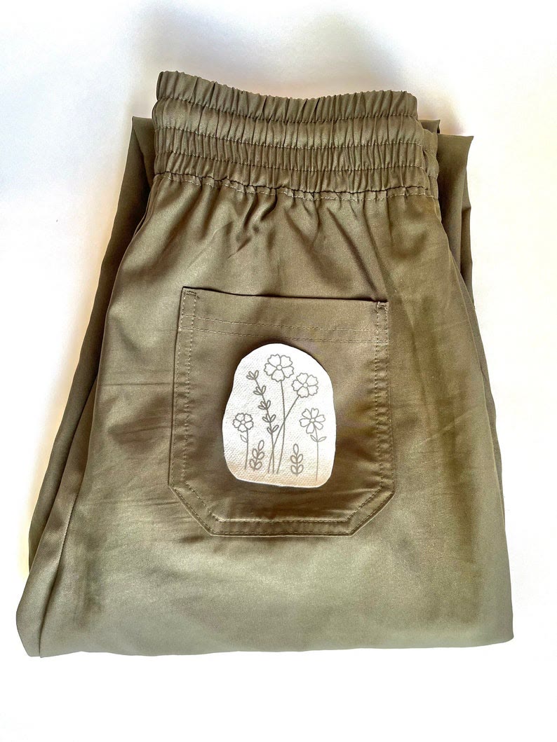 Little Flowers Stick And Stitch Patterns |   Beginner Pocket Design | Diy Floral Ornament - image 5