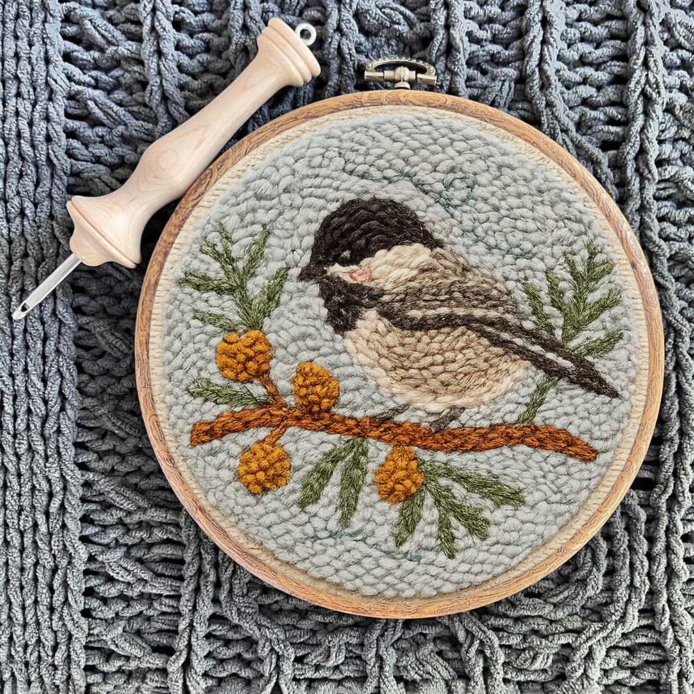 Birds On The Branch Punch Needle Kit - Cute Bird Artwork | Perfect Desk Decoration  - image 10