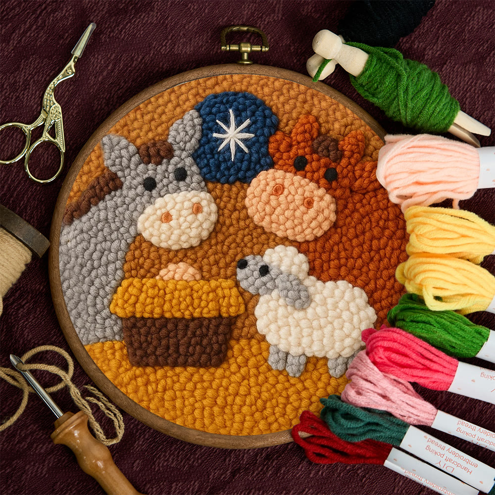 Lush Green Luna Moth Punch Needle Kit – Novice-friendly Starter Diy | Delightful Handcraft Activity - image 11