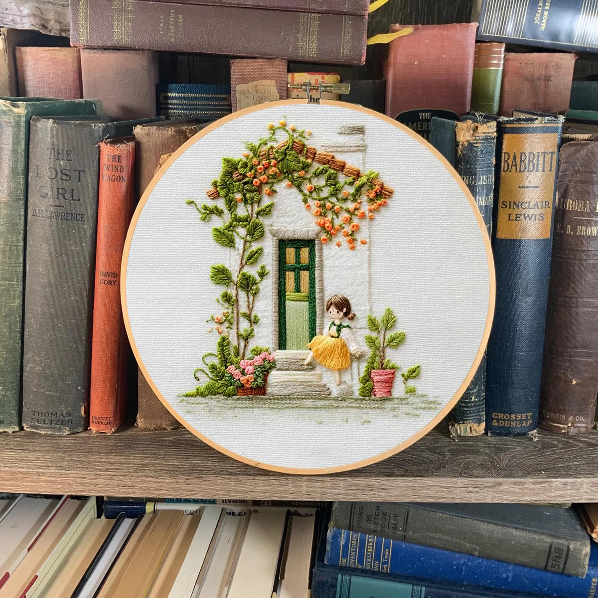 Rubbyoo Embroidery Kit - Aesthetic House | Diy Needle Craft | Perfect For Wall Hanging - image 9