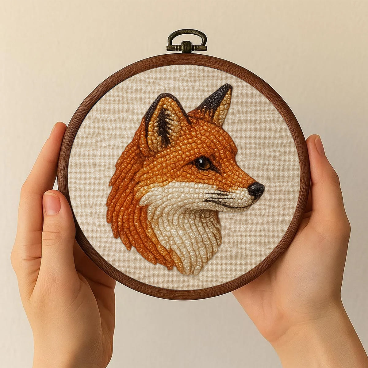 Rubbyoo Bead Embroidery Kit - Charming Fox | Diy Animal Needlework | Fox Lover Gifts - image 10