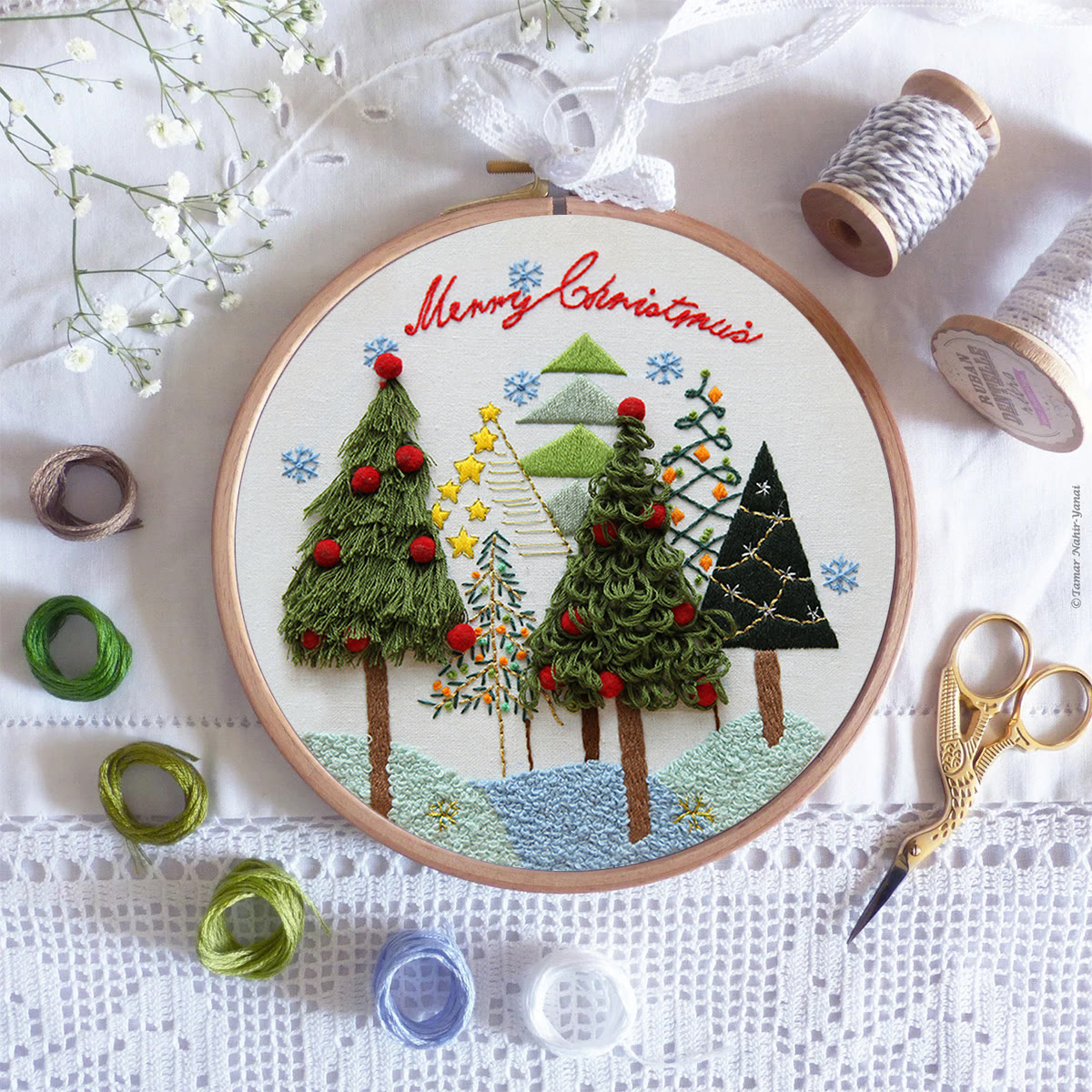 Rubbyoo Embroidery Kit-Christmas Tree  - image 8