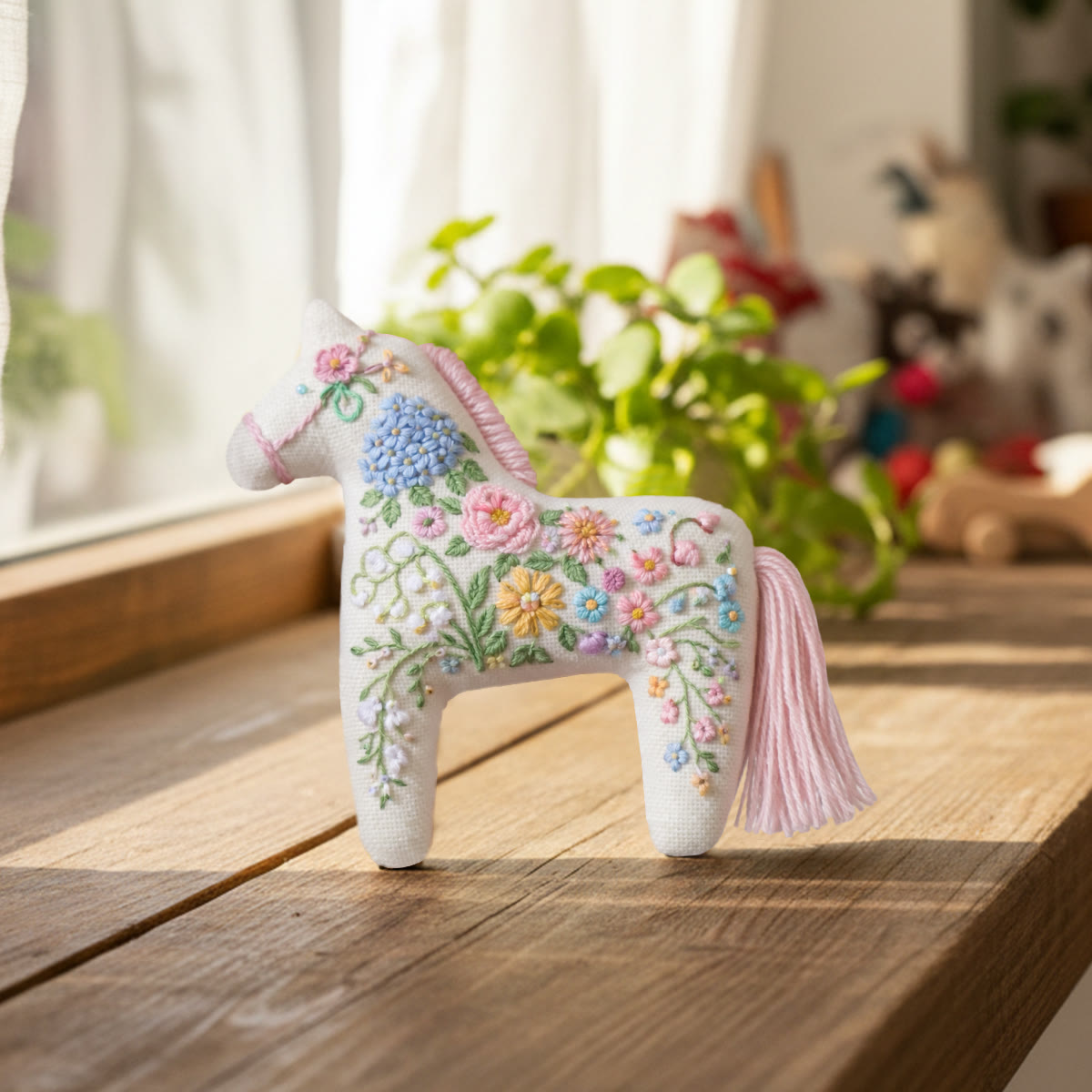 Rubbyoo Horse Embroidery Kit - Blooming Time | Unique Gift For Horse Lovers | Diy Home Decoration - image 6