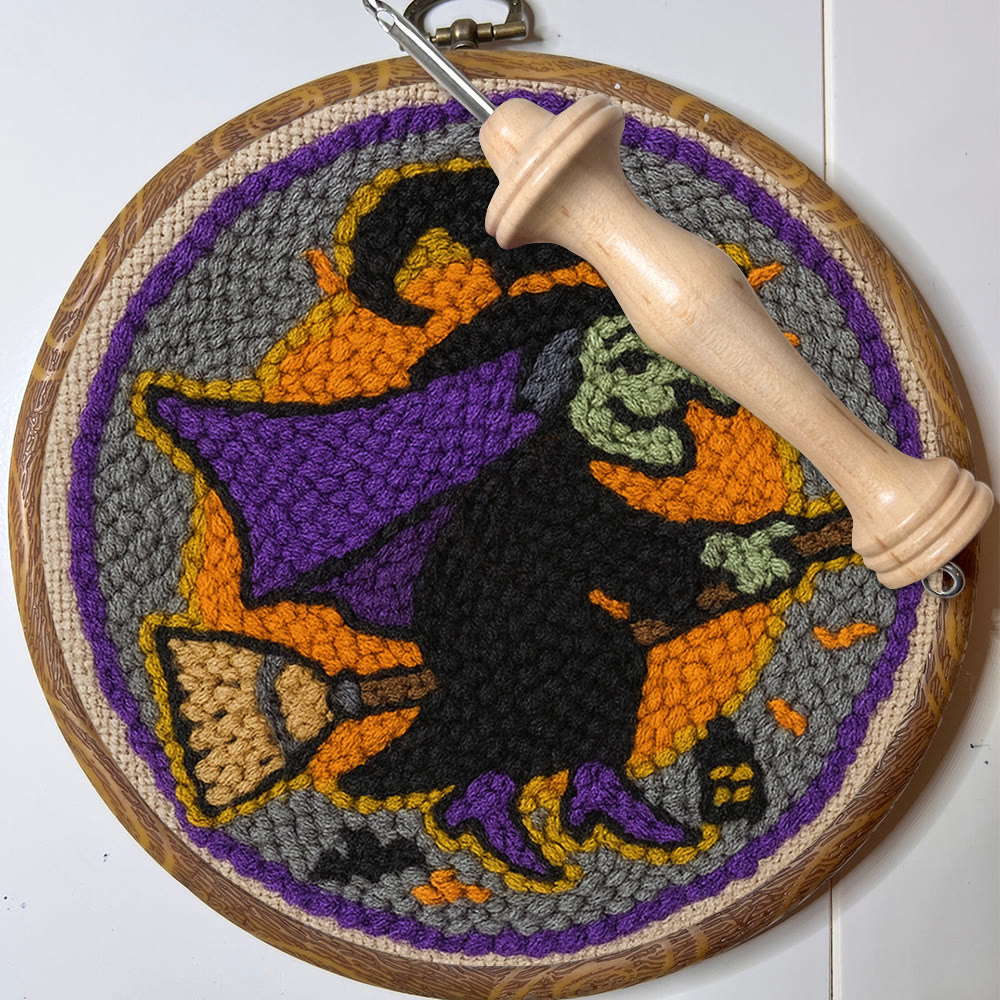 Magic Wizard Punch Needle Kit - Spooky Halloween Gift | Ideal Craft For Home Decor - image 10