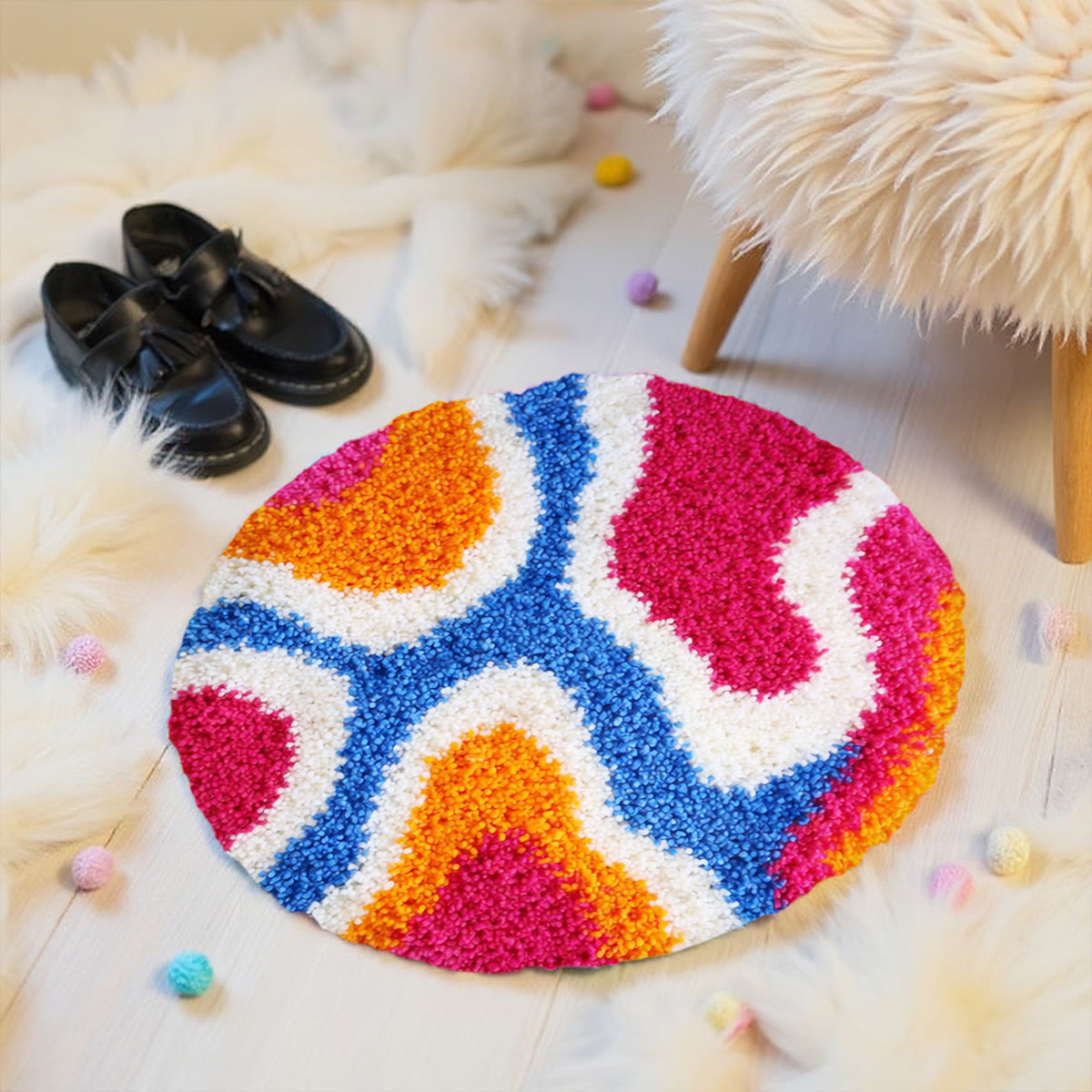 Rubbyoo Latch Hook Rug Kit - Easy Handmade Rug Craft | Unique Gift For Her - image 5