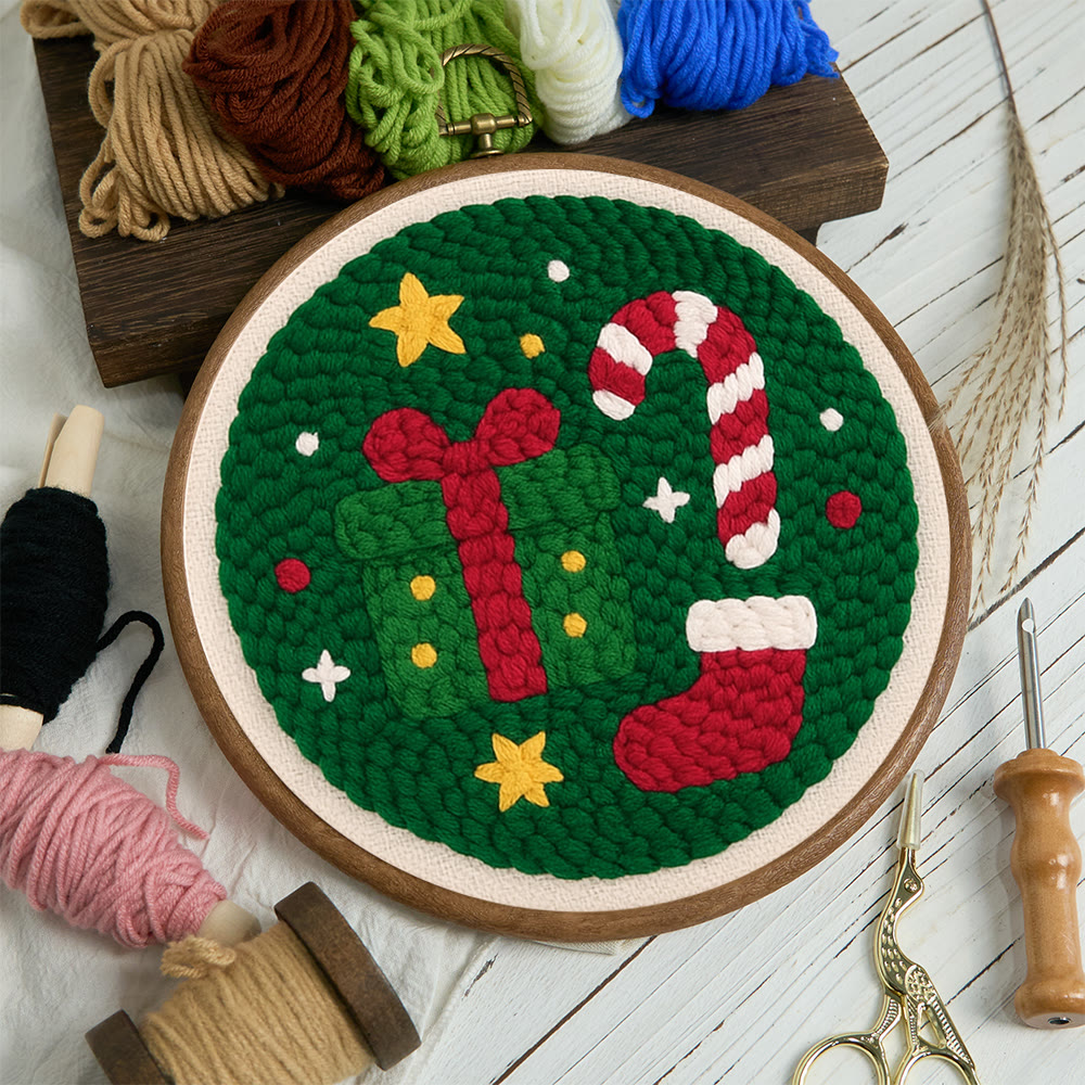 Christmas Festive Trinkets Punch Needle Kit – Newbie-friendly Handcraft | Joyful Holiday Home Decor - image 12
