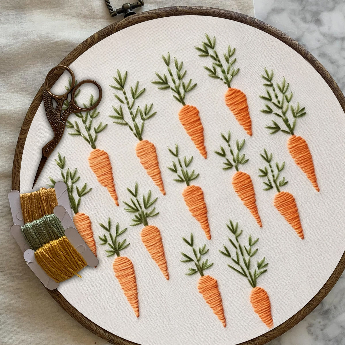Rubbyoo Embroidery Kit- Carrots - image 7