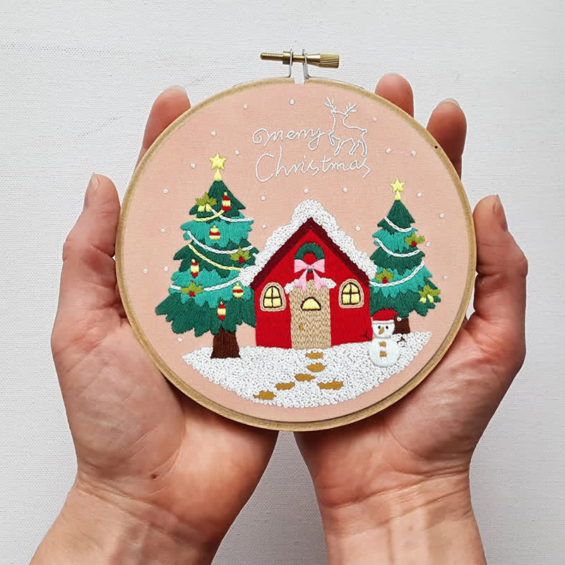 Rubbyoo Embroidery Kit - Christmas House - image 6