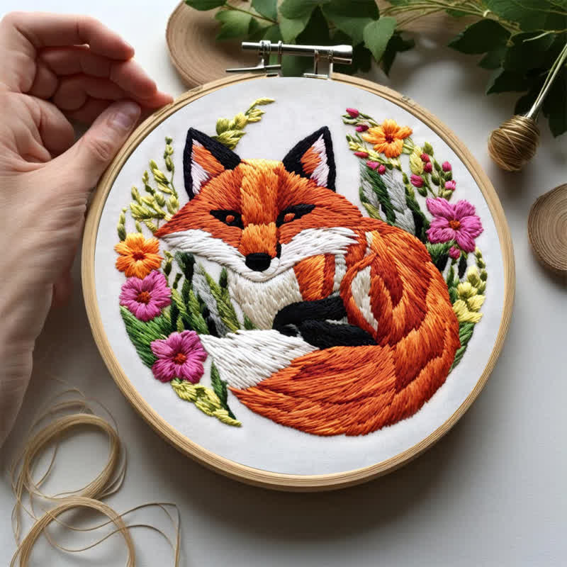 Rubbyoo Embroidery Kit - Fox - image 9