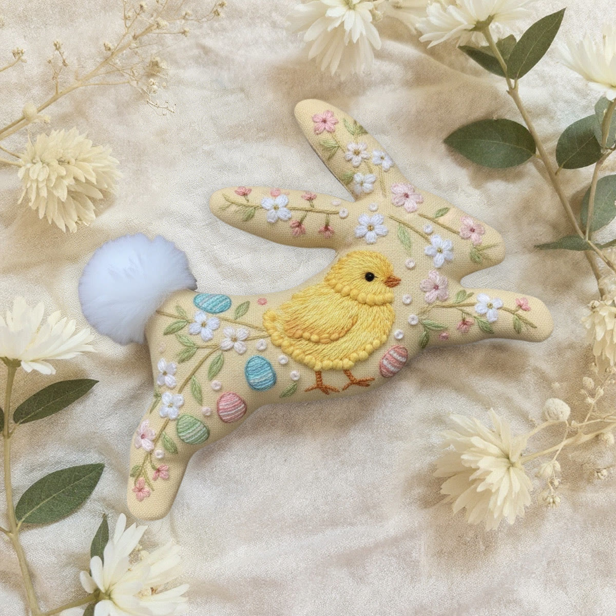 Rubbyoo Rabbit Embroidery Kit - Easter Chick | Unique Holiday Art | Perfect Handmade Gift - image 6