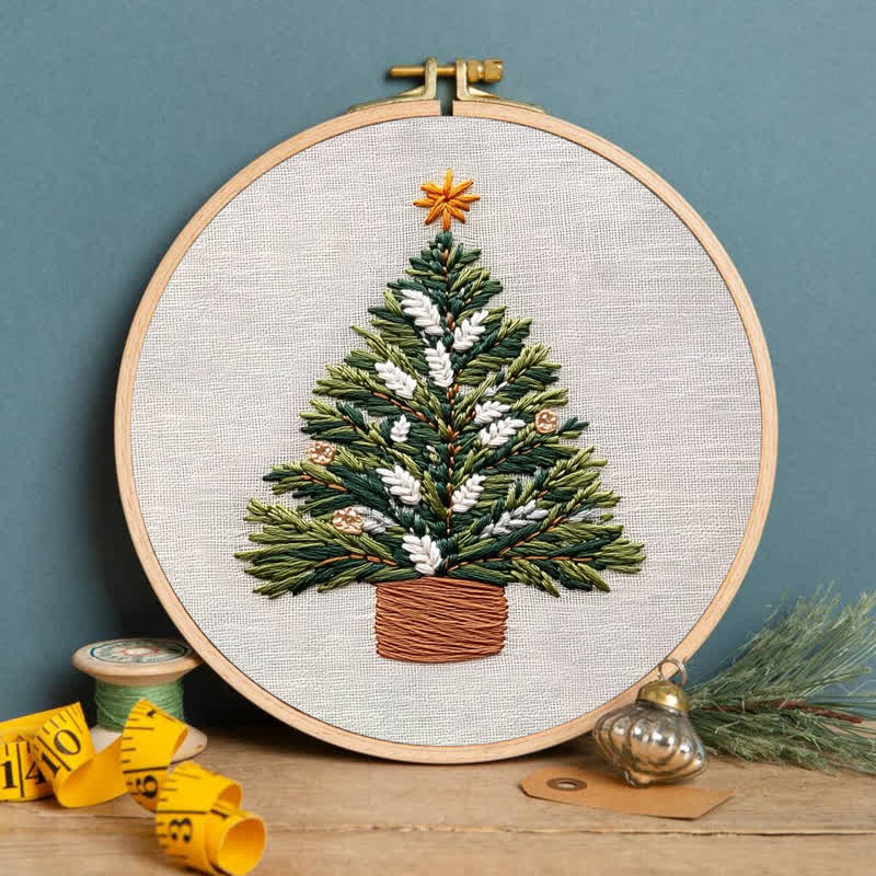 Rubbyoo Embroidery Kit - Christmas Tree Ornament - image 4