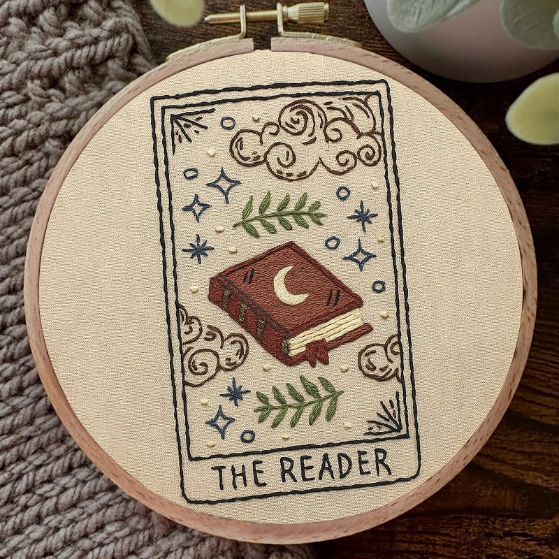 Rubbyoo Embroidery Kit - Witchy Book | Easy Handmade Decor | Gifts For Book Lover  - image 5