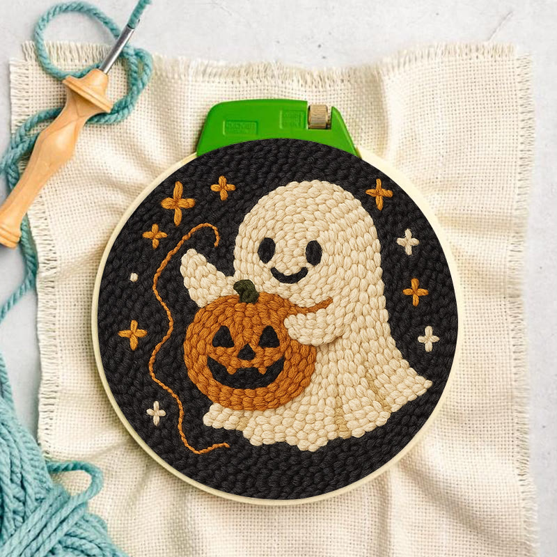  Sewing Ghost Punch Needle Kit - Easy Handmade Craft | Perfect Halloween Collection  - image 11
