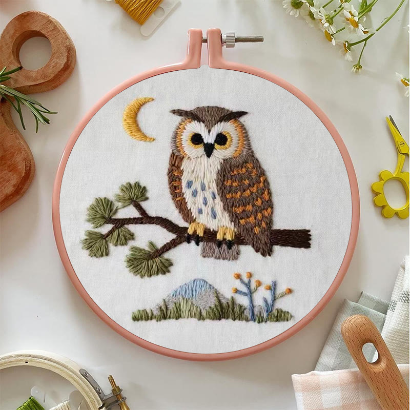 Rubbyoo Embroidery Kit - Little Owl | Simple Diy Craft | Heartfelt Handmade Present - image 5