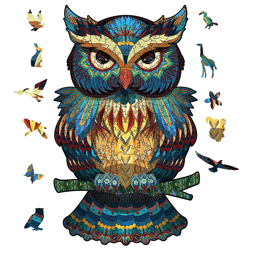 Owl - Wooden Jigsaw Puzzle