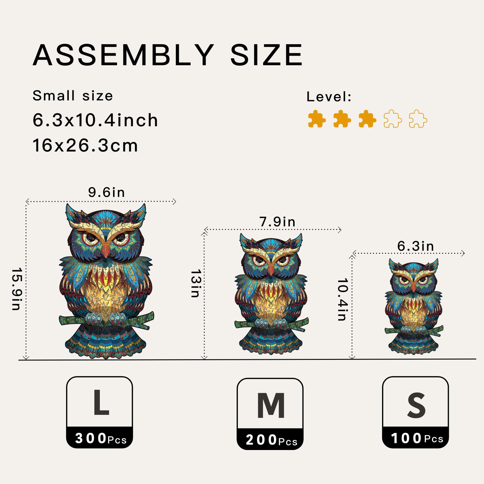 Owl - Wooden Jigsaw Puzzle