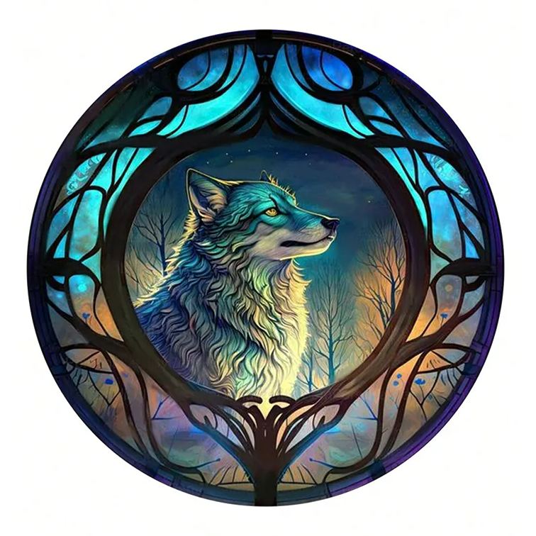 Lonely Wolf  - Wooden Jigsaw Puzzle