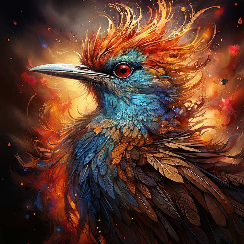 Angry Ruby ​​Eyed Bird - Wooden Jigsaw Puzzle