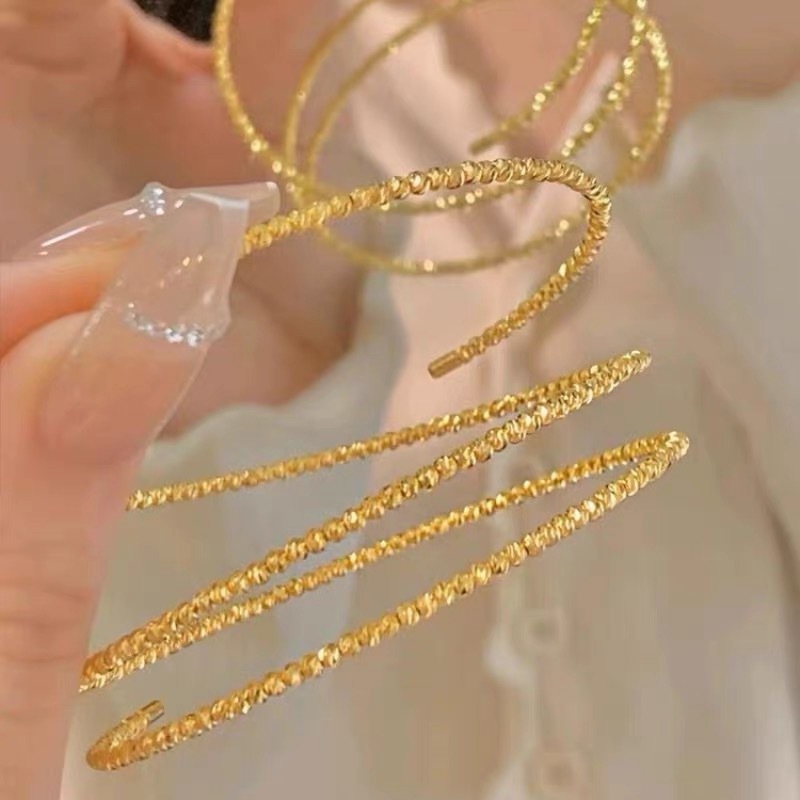 Mother's Day Sale🎉-Shiny Gold-plated Multi-layered Stretch Bracelet