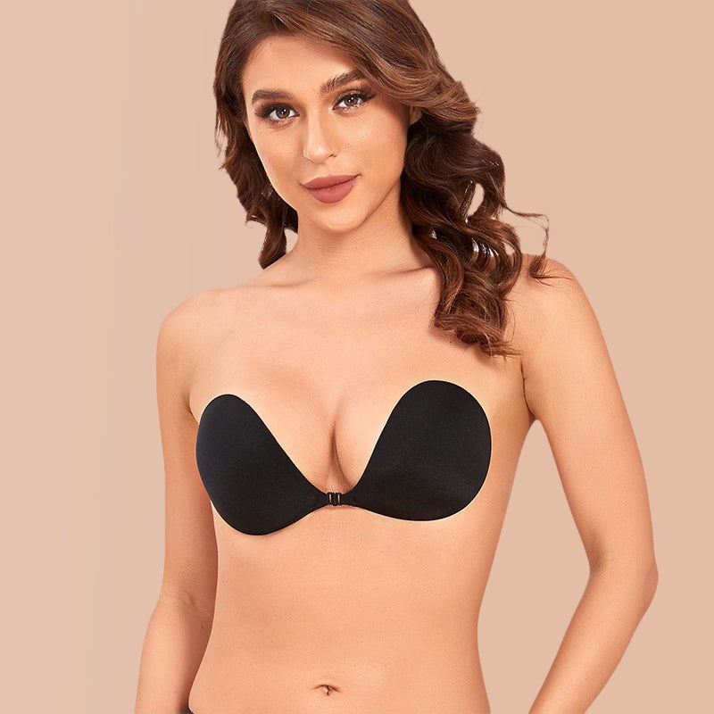 LAURACOLLECTION®ADHESIVE BRA BACKLESS STRAPLESS REUSABLE STICKY INVISI