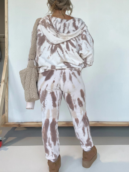 New Tie Dye Hoodie And Sweatpants Set (Buy 2 Free Shipping)