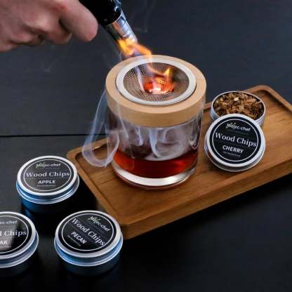 Cocktail Smoker with 8 flavors -Bourbon Whiskey Gifts