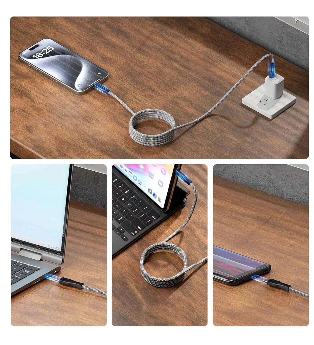 Quick charger with magnetic winding