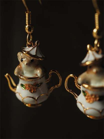 🔥Mouse In My Teapot Earrings Set