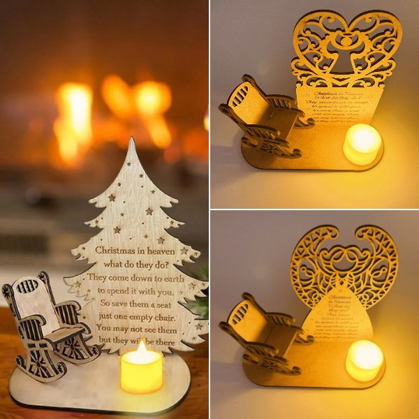 Christmas Remembrance Candle Ornament To Remember Loved Ones