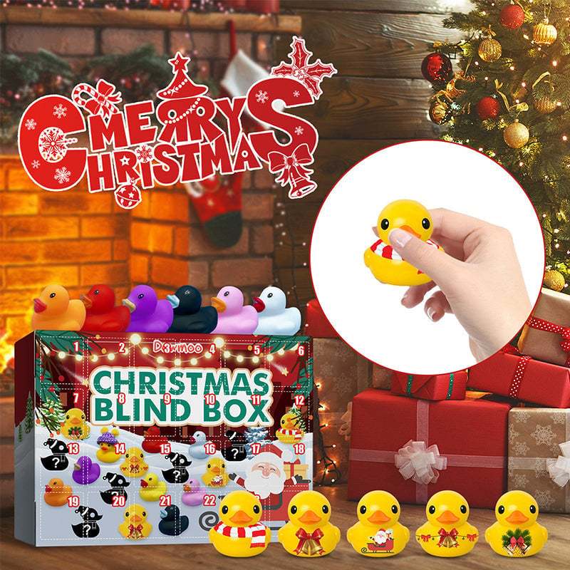 2024 Cuteness Advent Calendar - 🦆24 Rubber Ducks Set for Kids 👶 (BUY 2 Free Shipping)