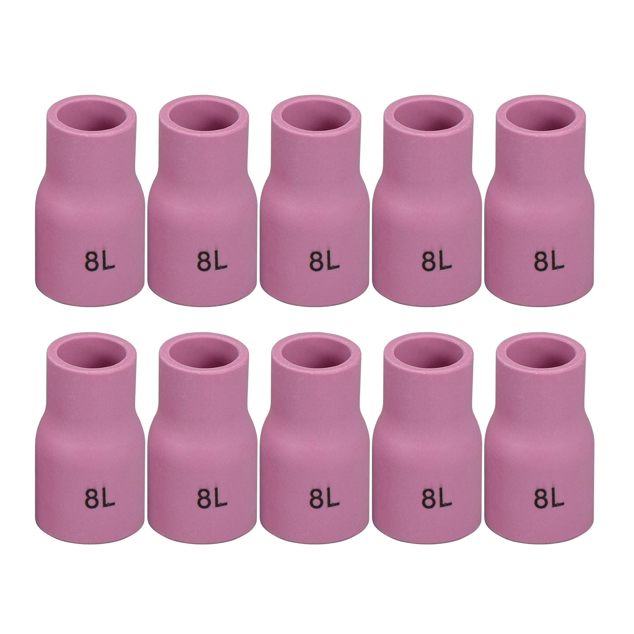 TIG Gas Lens Alumina Nozzle Ceramic Cup 53N61SL (#8L 1/2") Fit PTA DB SR WP 9 17 18 20 25 26 TIG Welding Torch 10pk