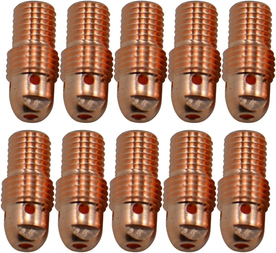 TIG Collets Body 13N28 (3/32") Fit DB PTA SR WP 9 20 25 TIG Welding Torch 10pk