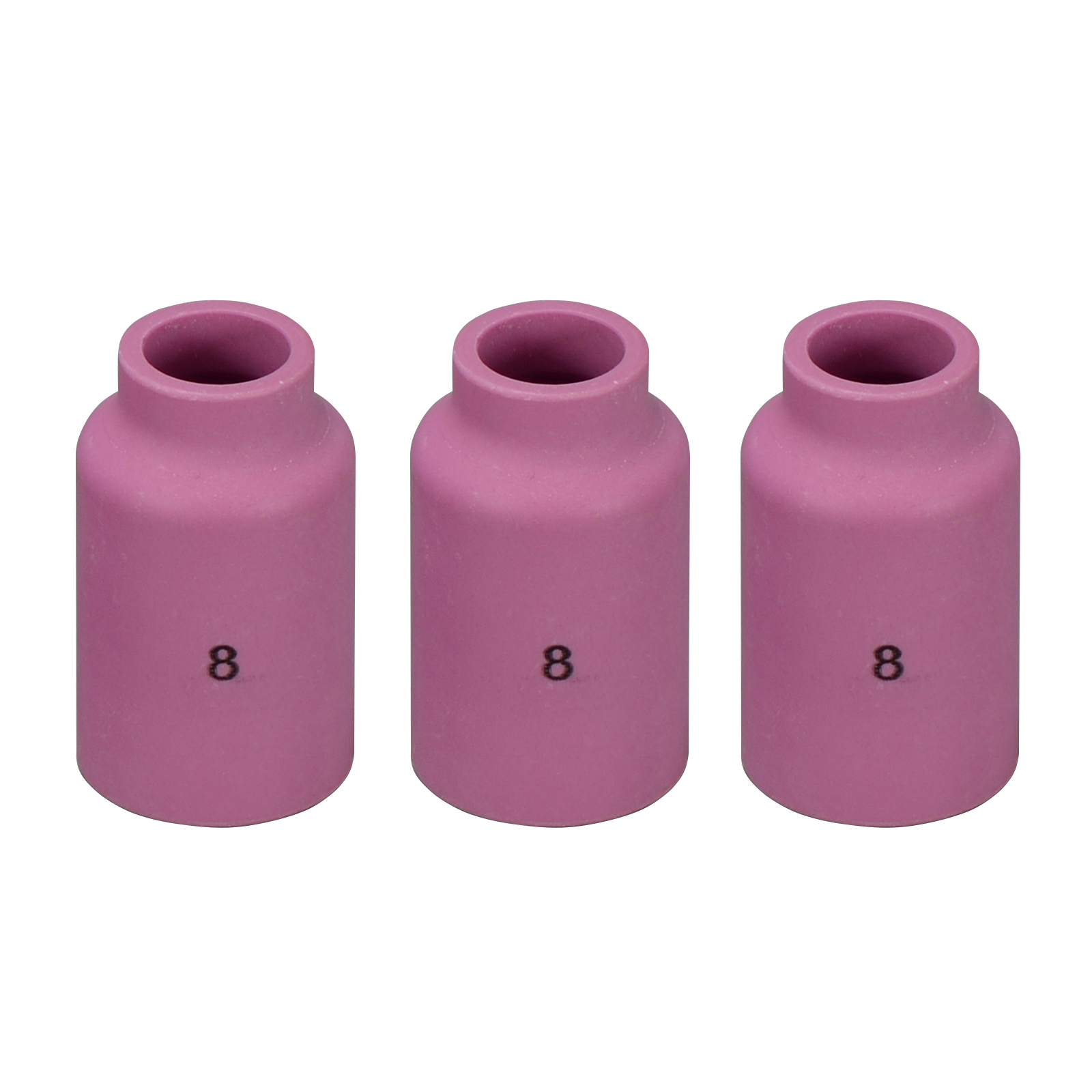 HK-Bluesweld TIG Alumina Gas Lens Ceramic Cup 54N14 (#8, 1/2") for WP 17 18 26 TIG Welding Torch 10pk