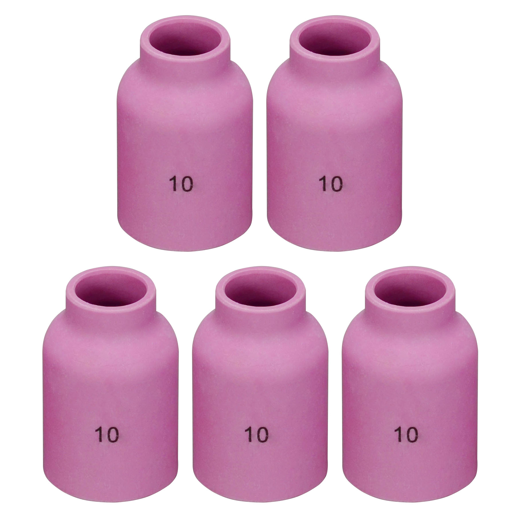 HK-Bluesweld  TIG Large Gas Lens Alumina Nozzle Ceramic Cups 53N88#10 5/8" Orifice Fit SR DB WP 9 17 18 20 25 26 TIG Welding Torch 5pk