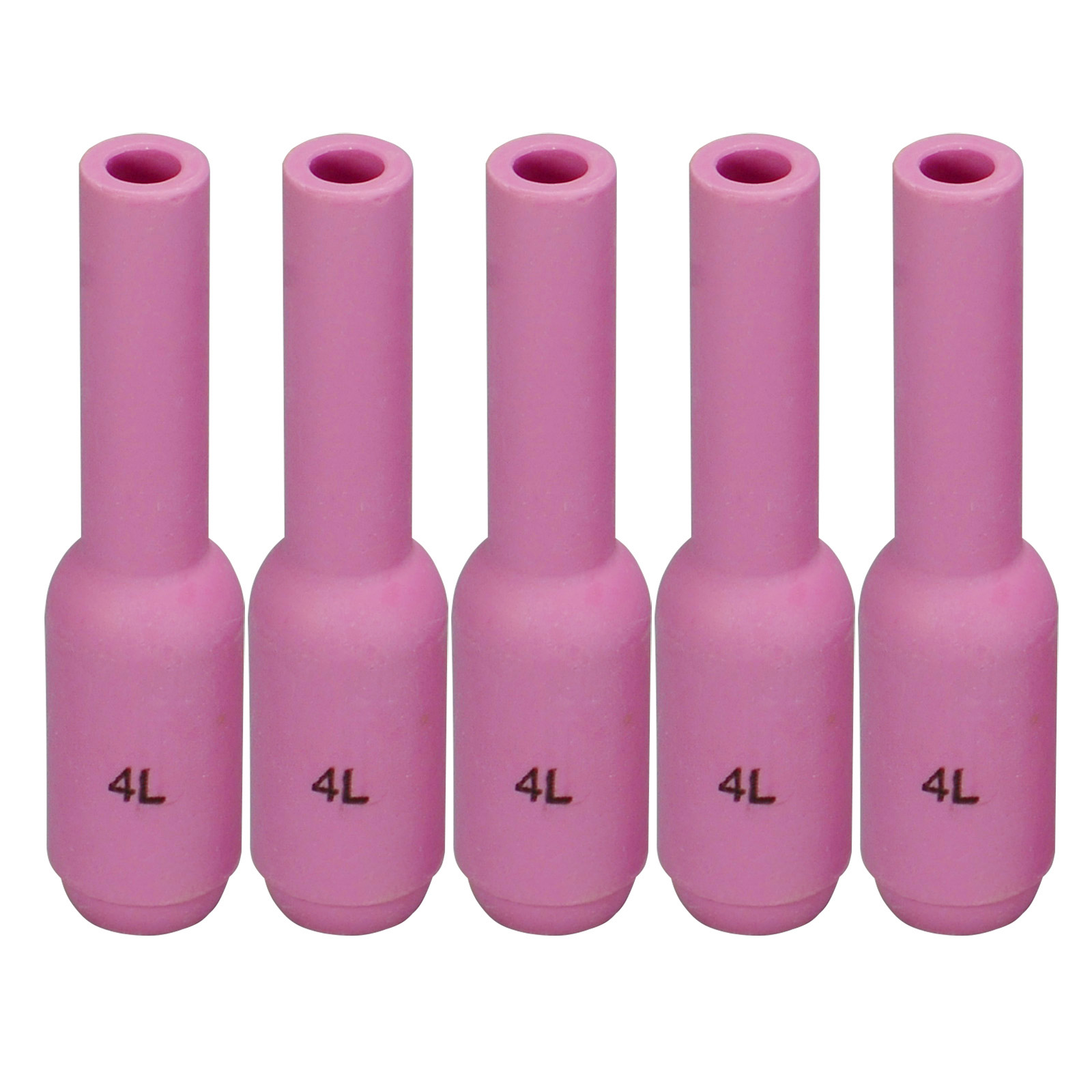 TIG Alumina Nozzles Ceramic Shield Cup 10N Series 10N50L (#4L 1/4") Fit DB PTA SR WP 17 18 26 TIG Welding Torch 5pk