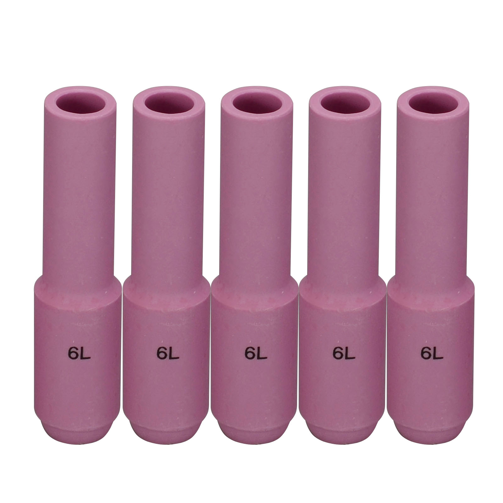 TIG Alumina Nozzles Ceramic Shield Cup 10N48L (#6L 3/8") Fit DB PTA SR WP 17 18 26 TIG Welding Torch 5pk